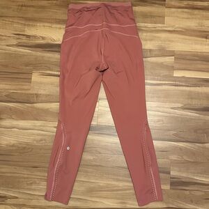Lululemon Fast and Free Super High Rise Tight 25” Elite Cherry Tint NWOT
